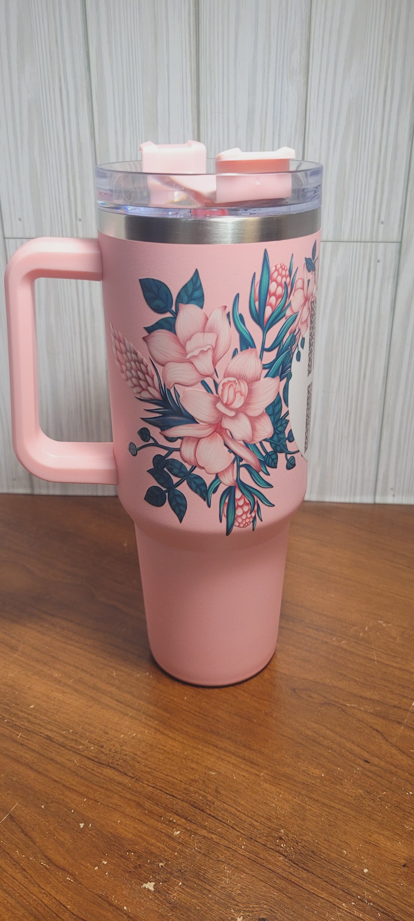 Tumbler (40oz) blue coated stainless steel "MAMA"