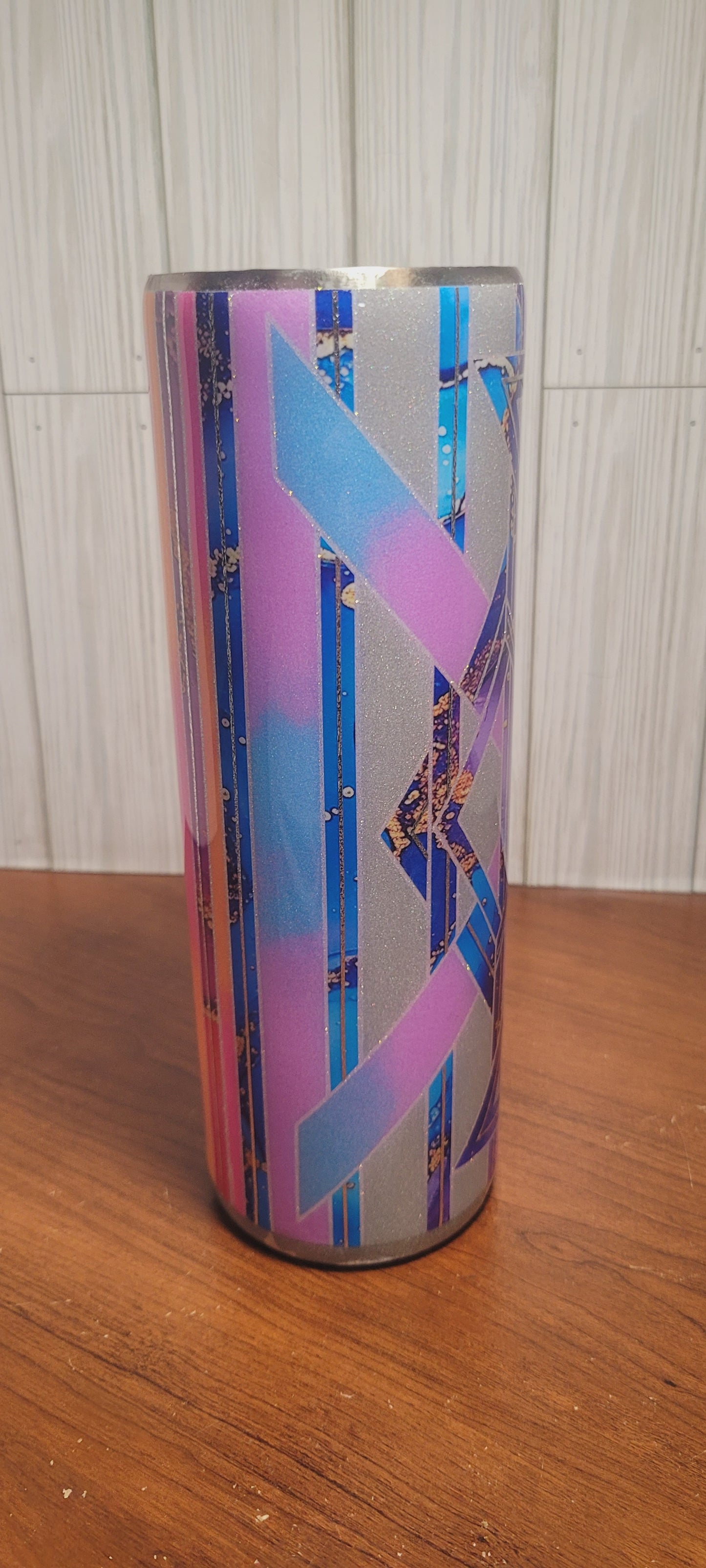 Hand Decorated Tumbler (30oz) NEON TEMPLATE