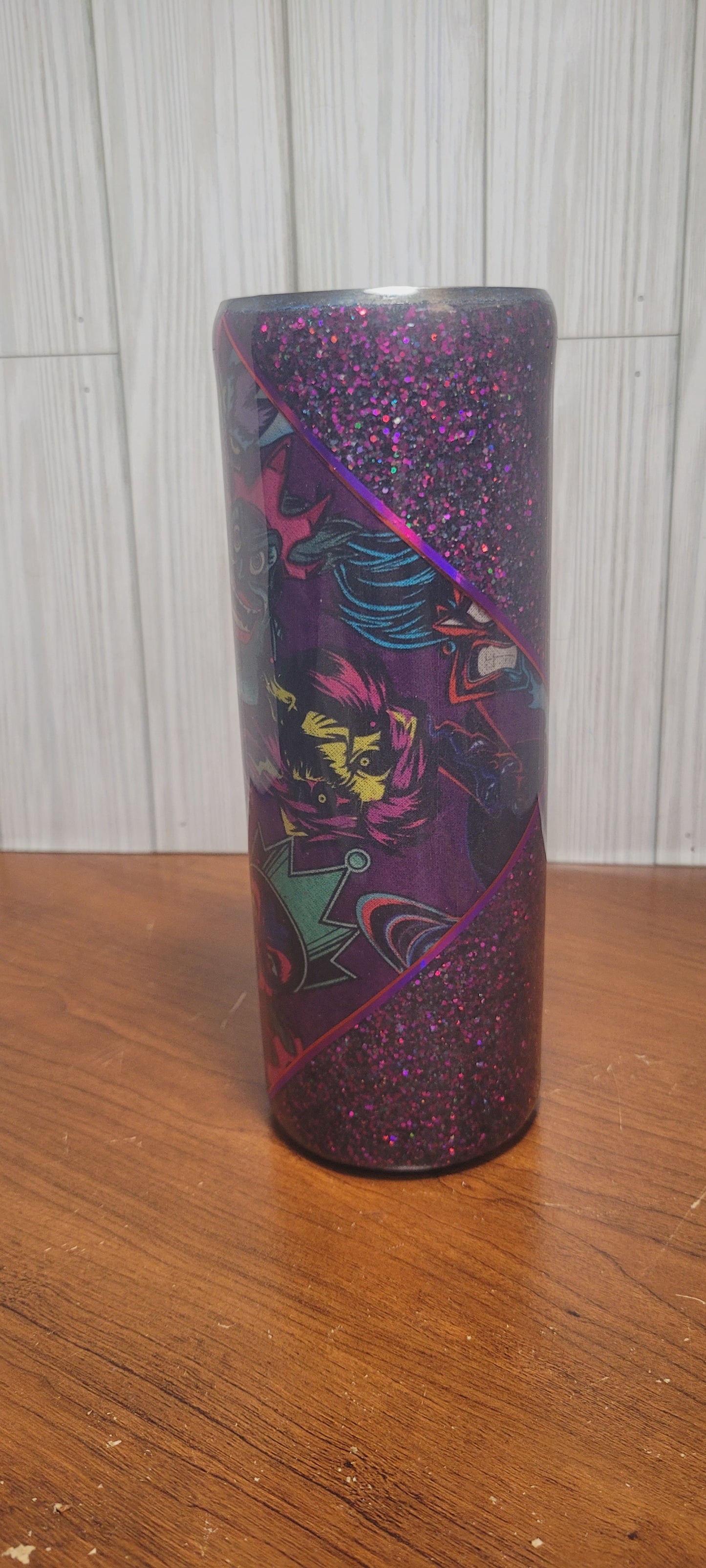 Hand Decorated Tumbler (20oz) villian