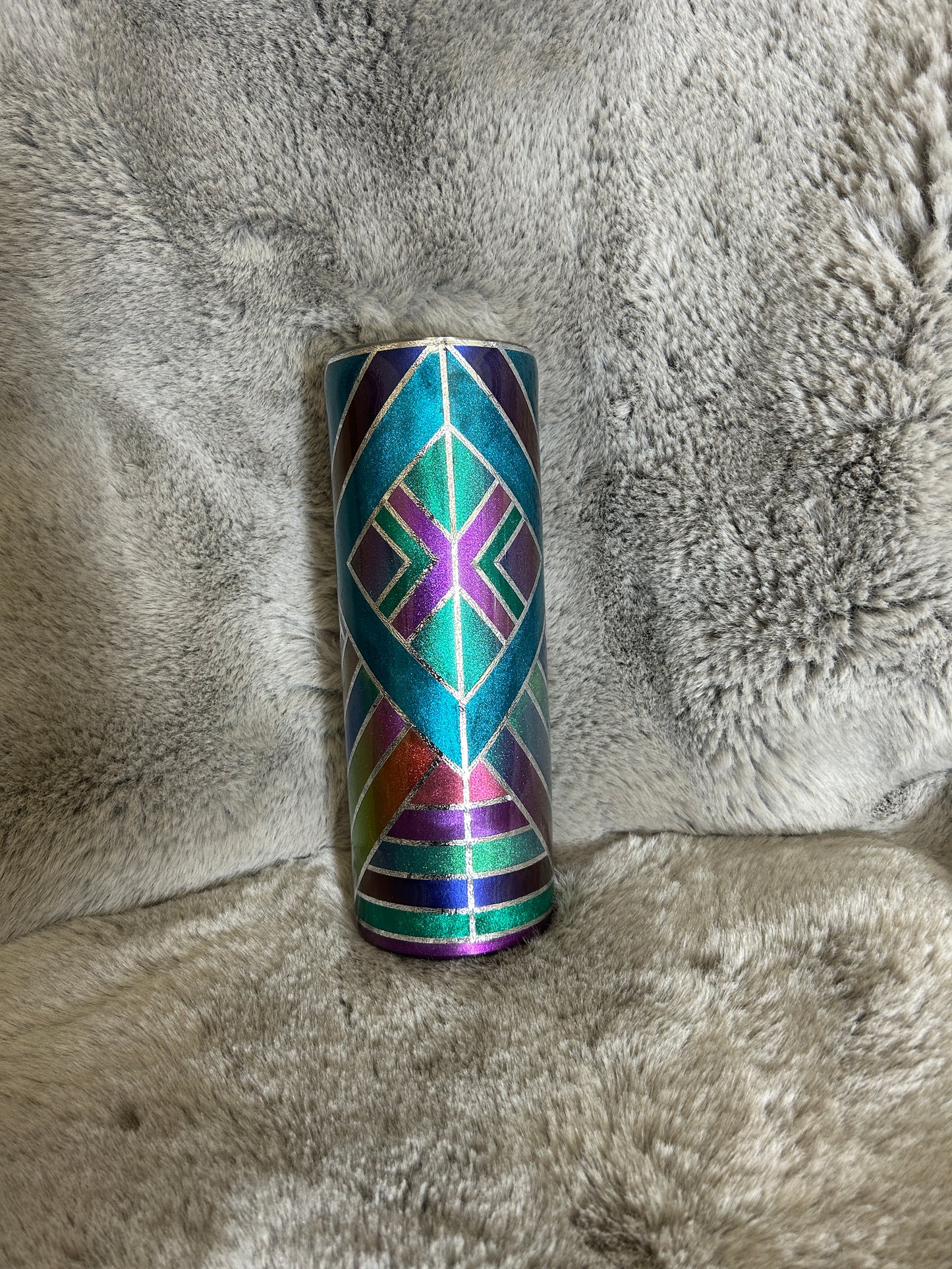 Hand Decorated Tumbler (20oz) pigment