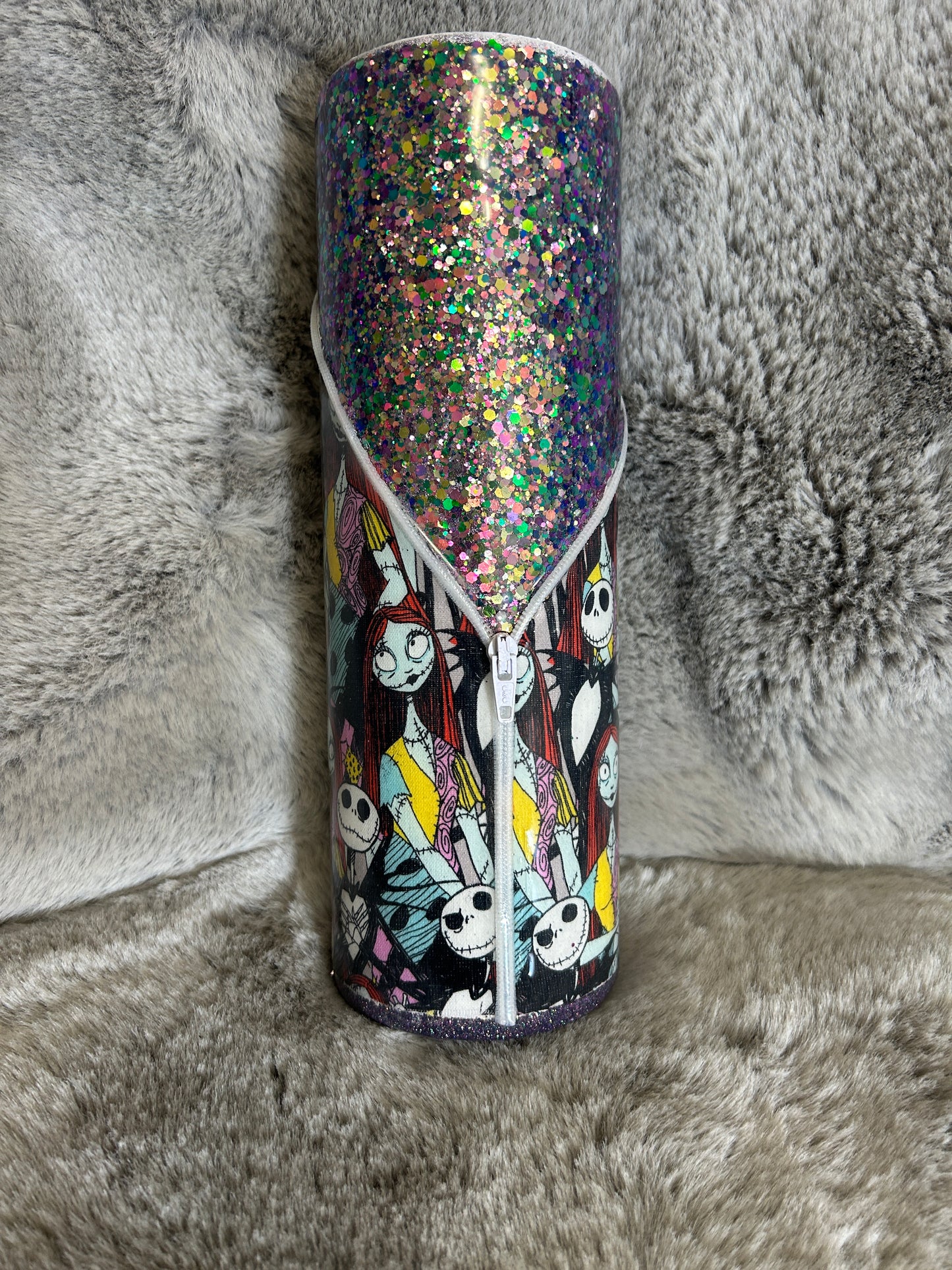 Hand Decorated Tumbler (30oz zipper) NBC Zipper