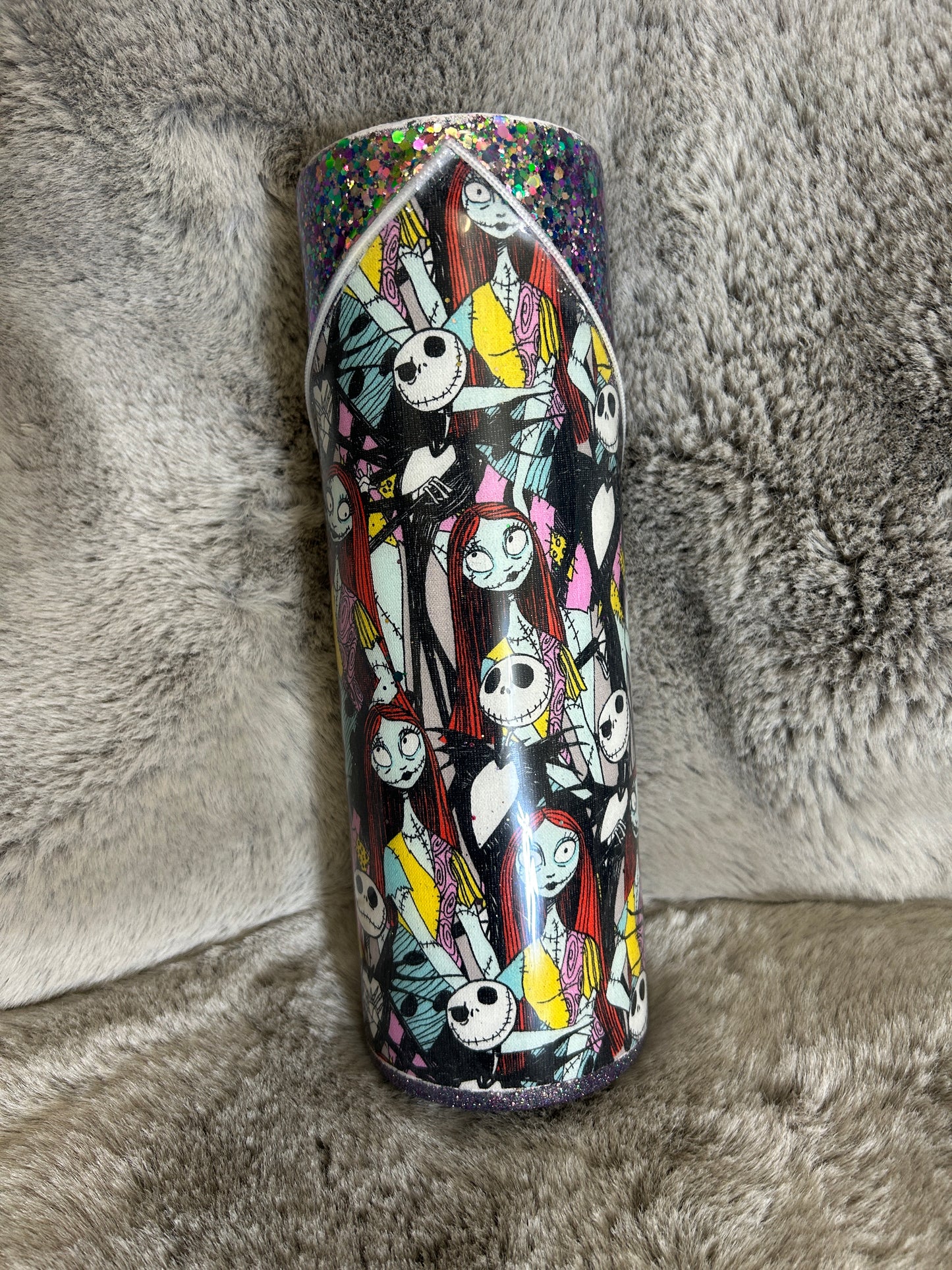 Hand Decorated Tumbler (30oz zipper) NBC Zipper