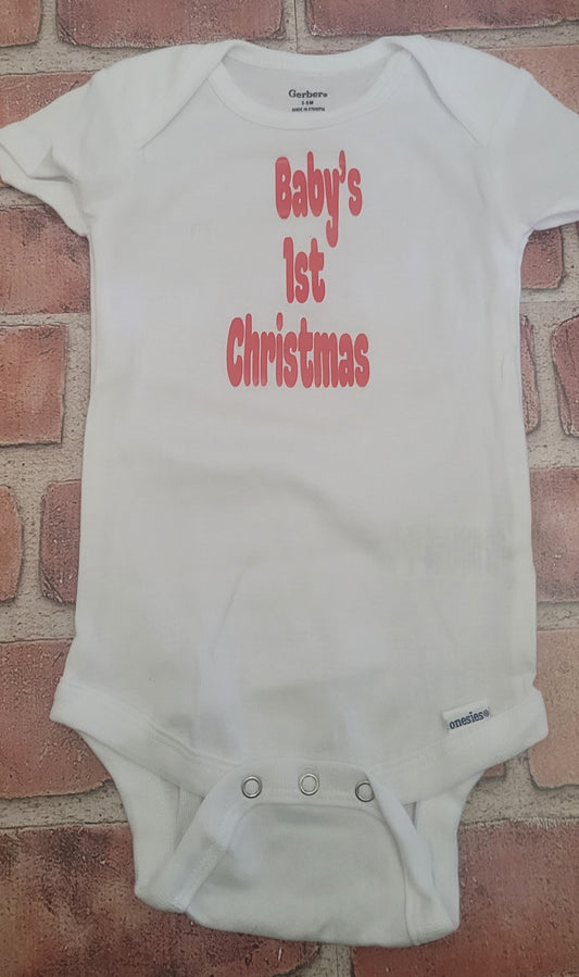 Cotton onese 3-6M (Baby's 1st Christmas)