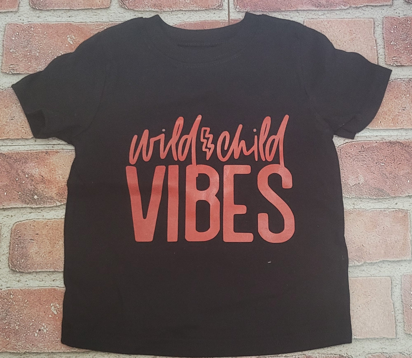 Funny Toddlers t-shirt, size 12M (wild child vibes)