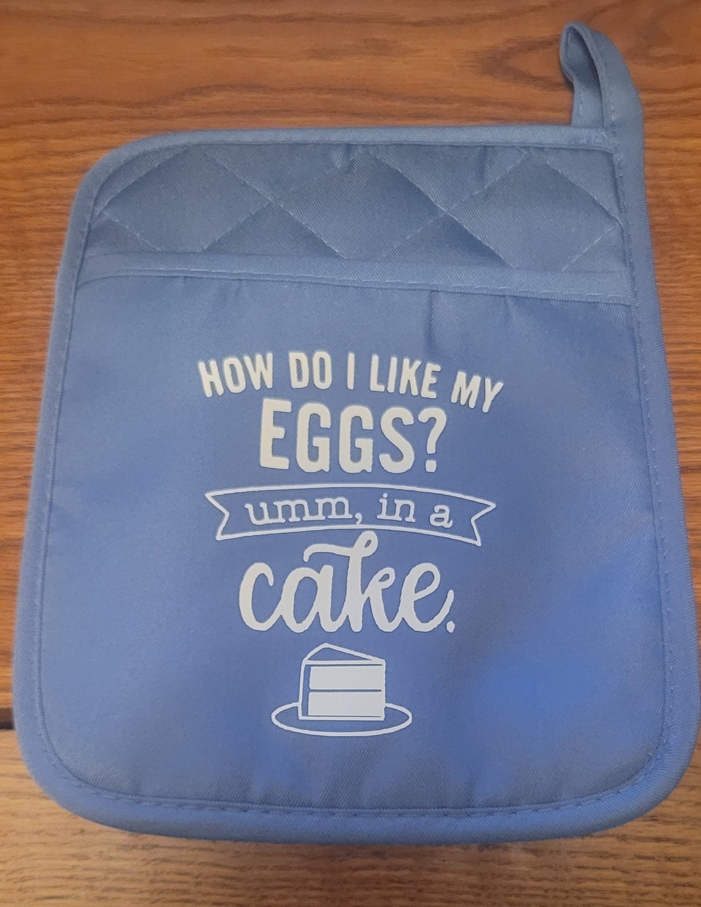 Funny Hot-pad (eggs and cake)