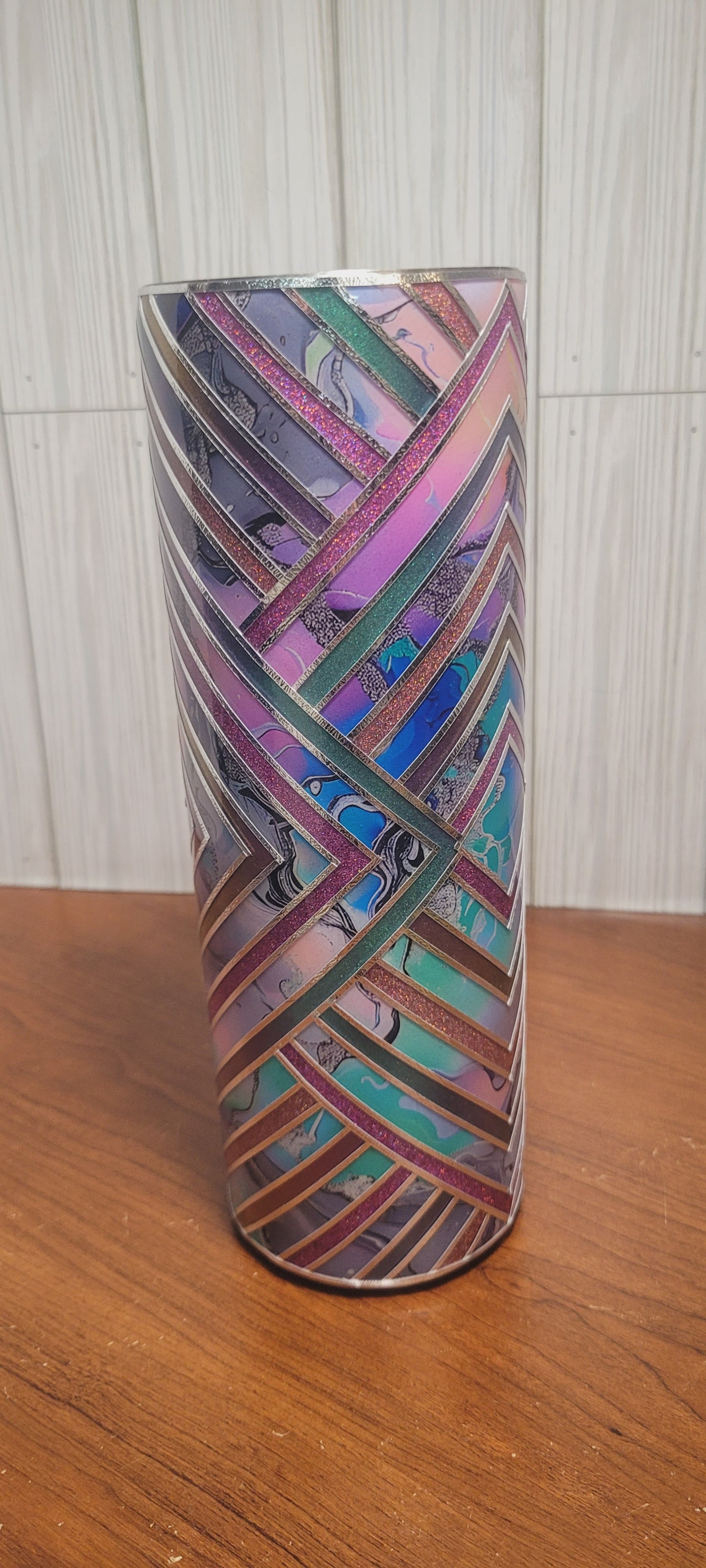 Hand Decorated Tumbler (30oz) #18