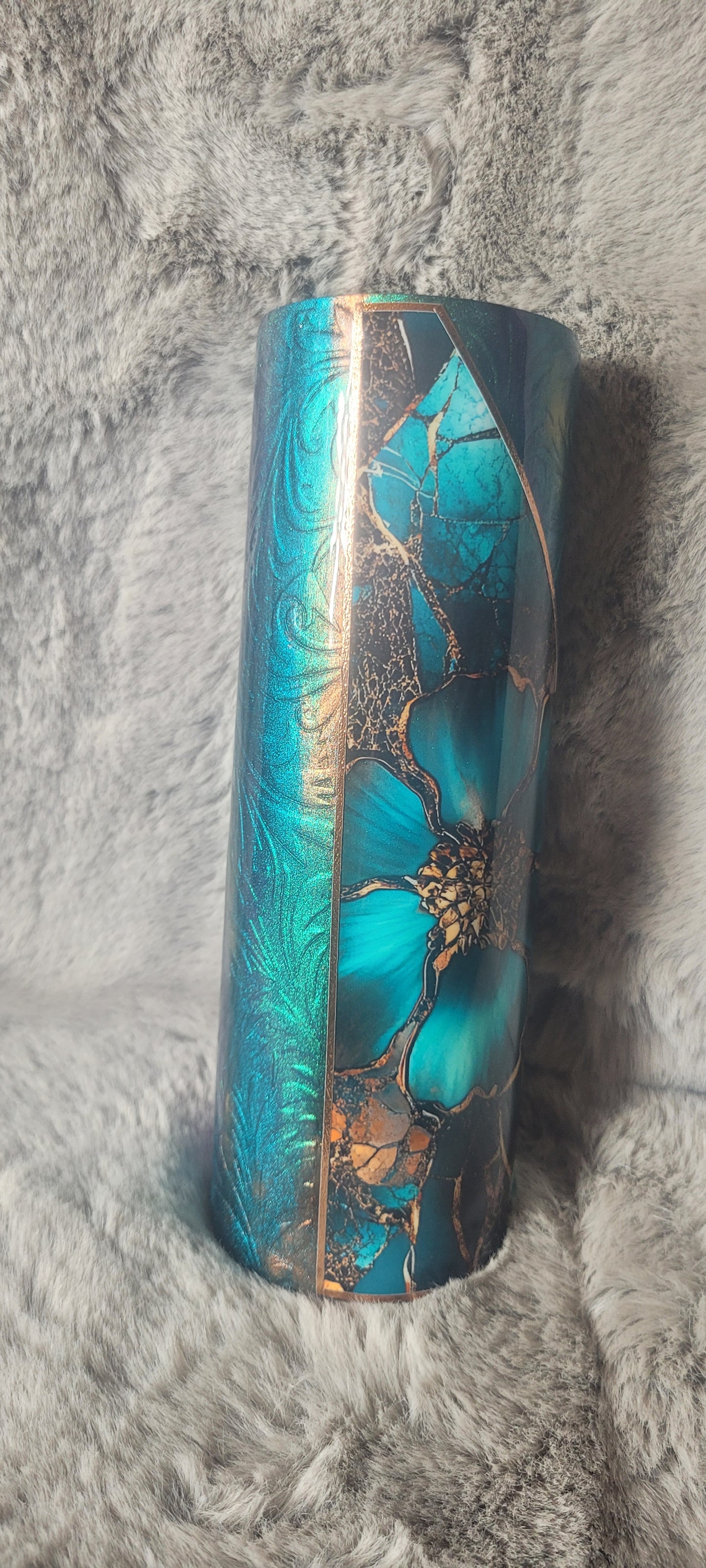 Hand Decorated Tumbler (30oz) DD3