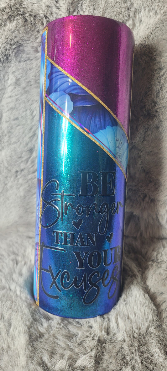 Hand Decorated Tumbler (30oz) DD4