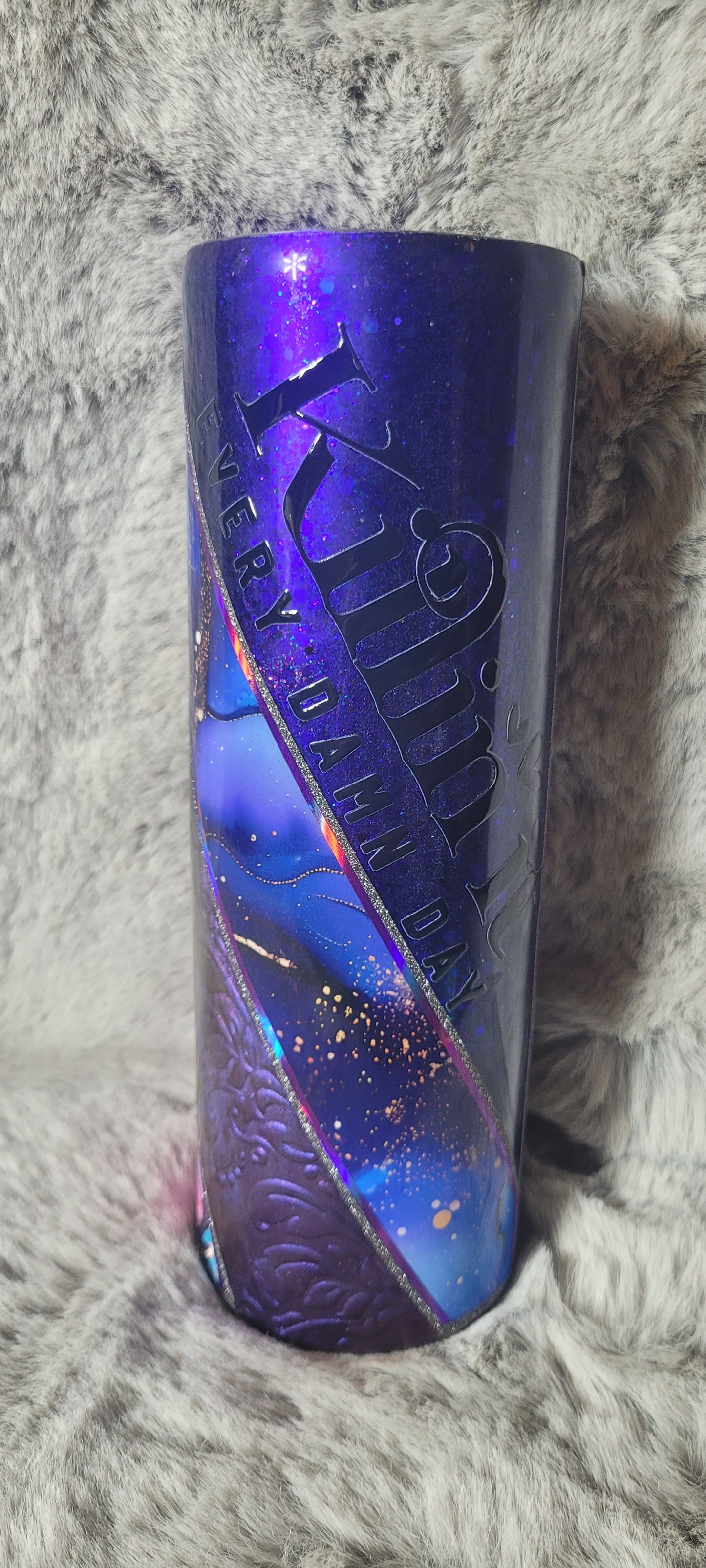 Hand Decorated Tumbler (30oz) #33