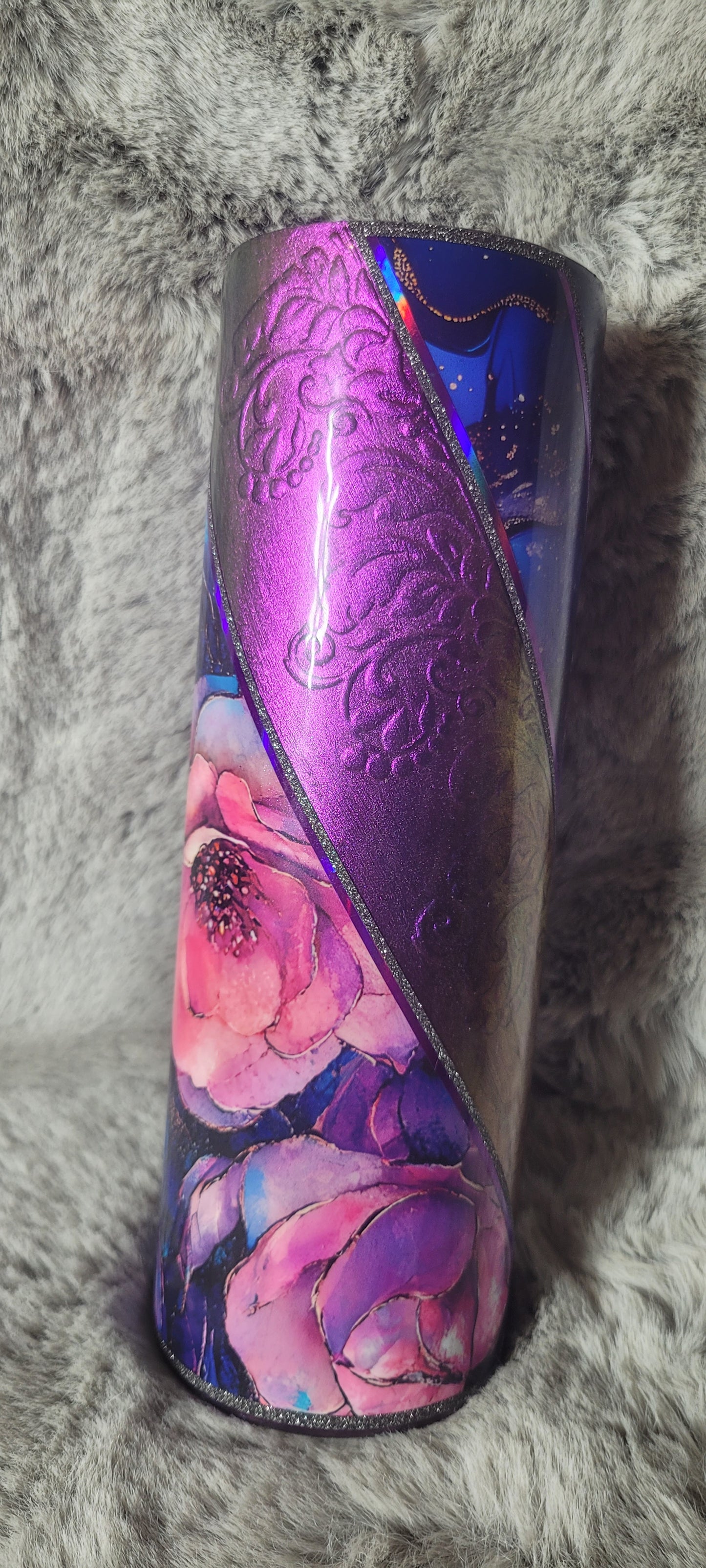 Hand Decorated Tumbler (30oz) #33