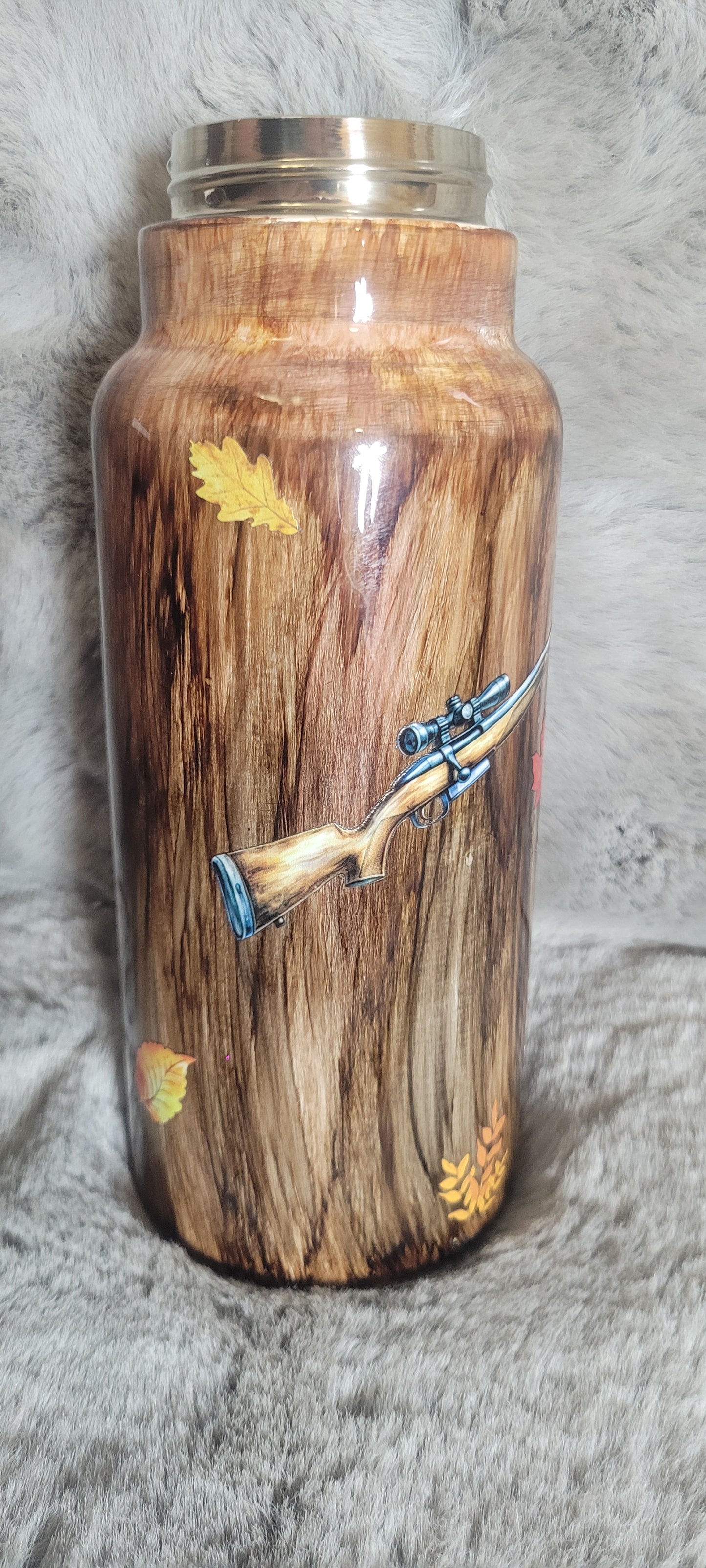 Hand Decorated Tumbler (32oz Hydro) hunter #2