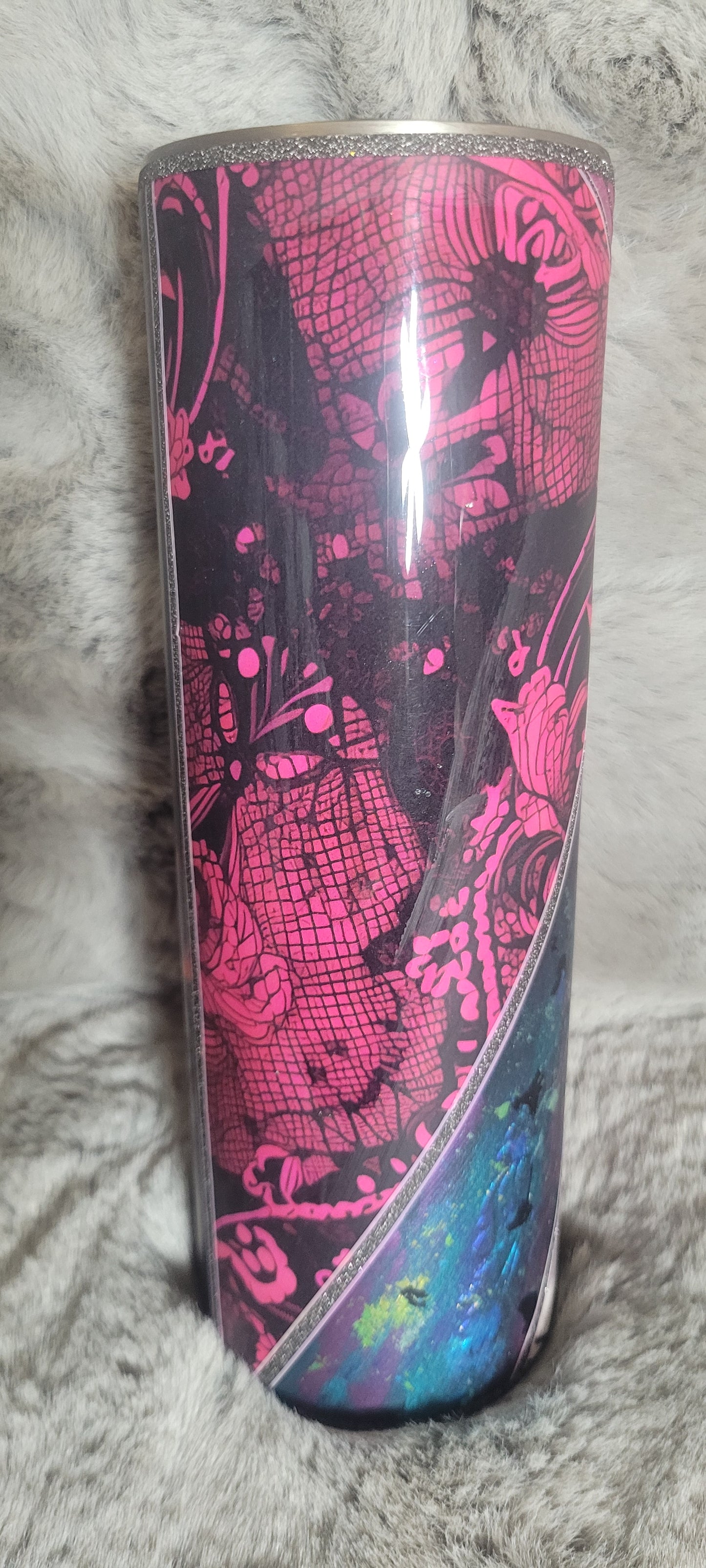 Hand Decorated Tumbler (30oz) DD7