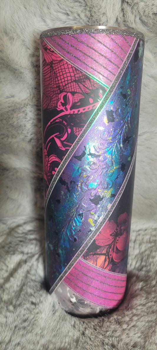 Hand Decorated Tumbler (30oz) DD7
