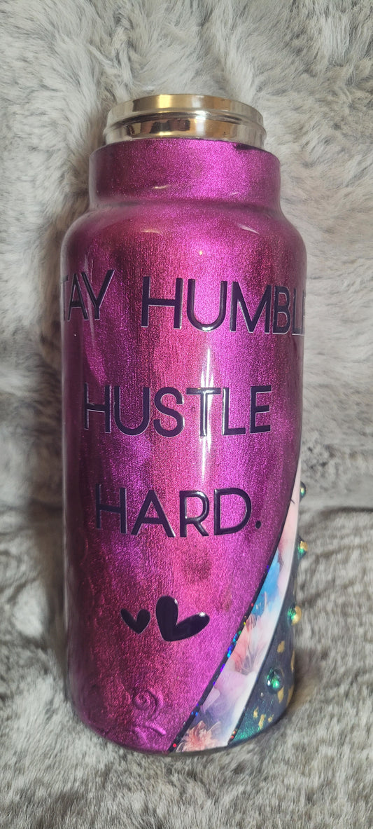 Hand Decorated Tumbler (32oz Hydro) Humble