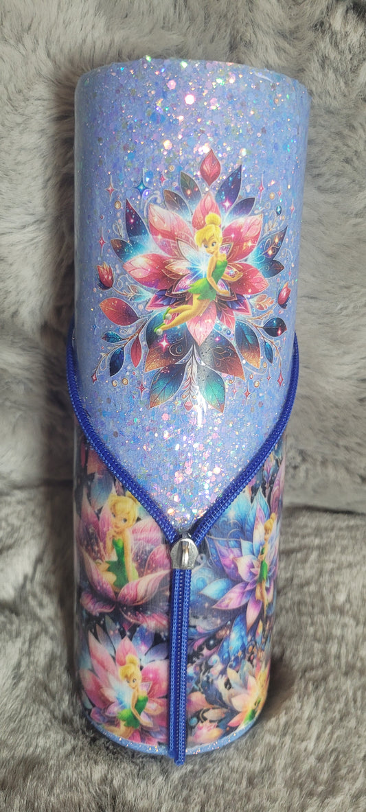 Hand Decorated Tumbler (30oz zipper) DD12