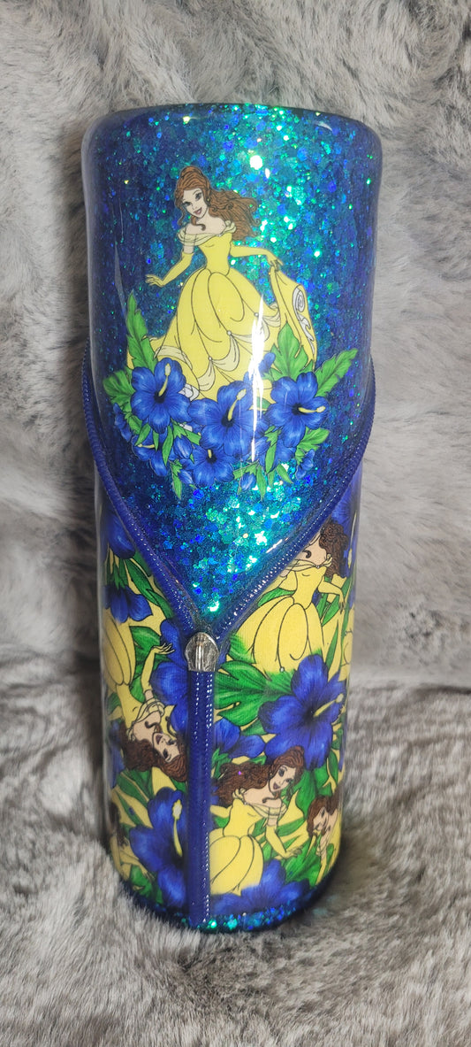 Hand Decorated Tumbler (30oz zipper) DD11