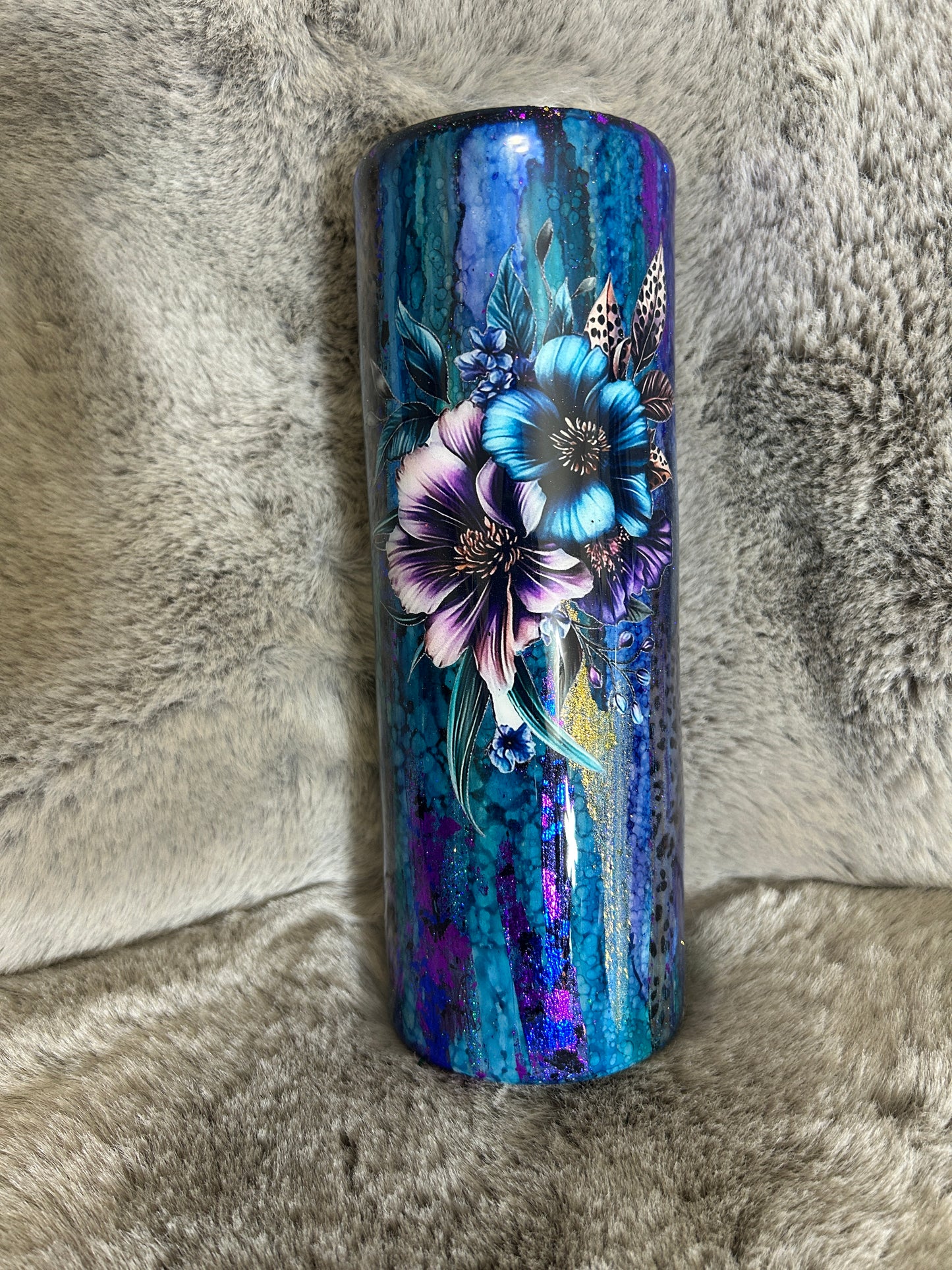 Customizable Rustic Raindrop Tumblers