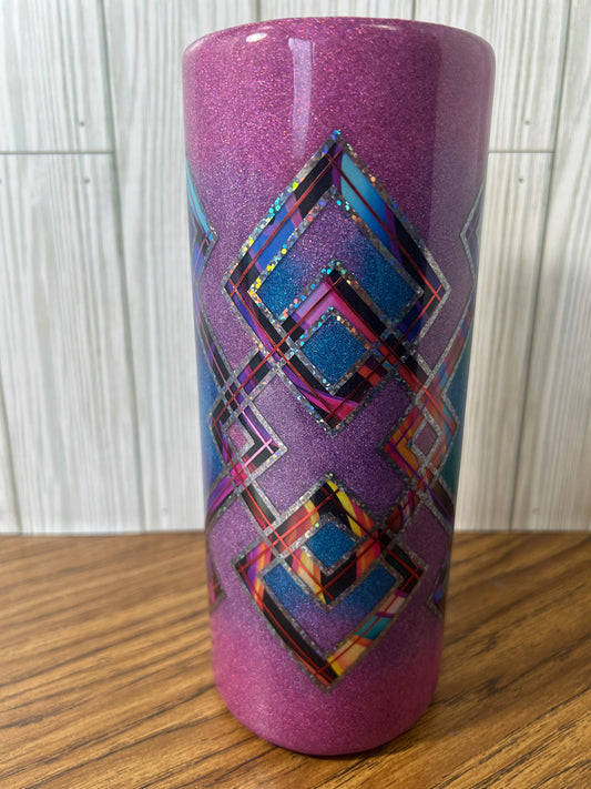 Hand Decorated Tumbler (30oz thick) number5