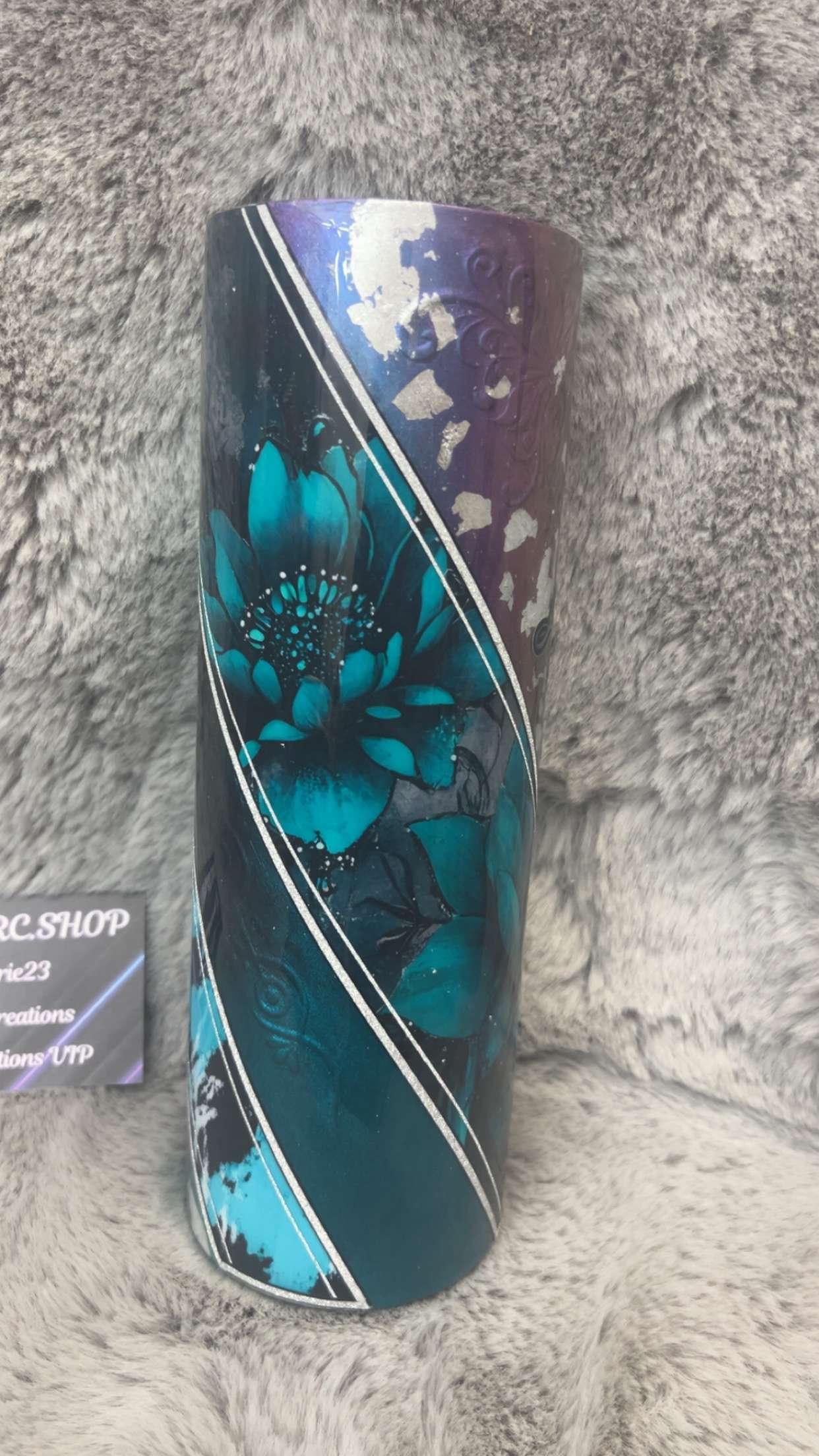 Hand Decorated Tumbler (30oz Skinny) IF IM THE PROBLEM #19